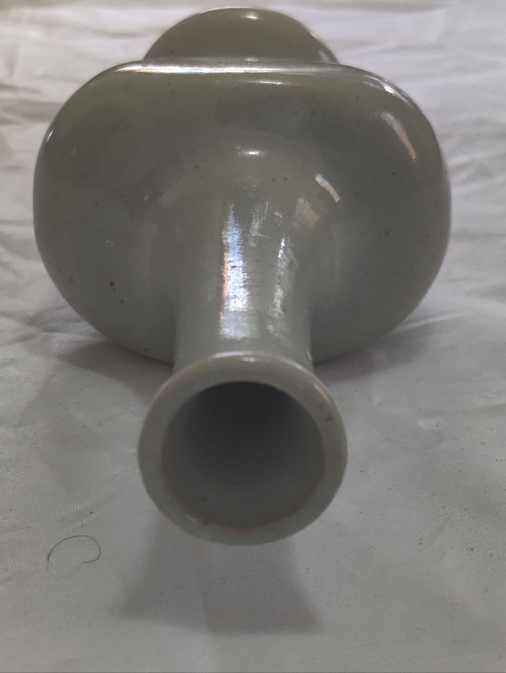 Ceramic Vase in Ceylon Green- Home Art Decorative Accent